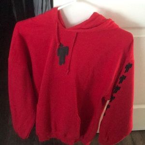 Red Billie eilish hoodie merch